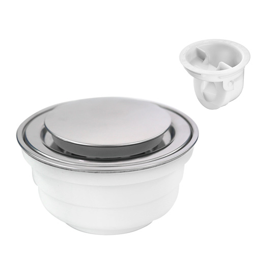 COLADERA UNIVERSAL PUSH CON CHECK ANTI-OLORES