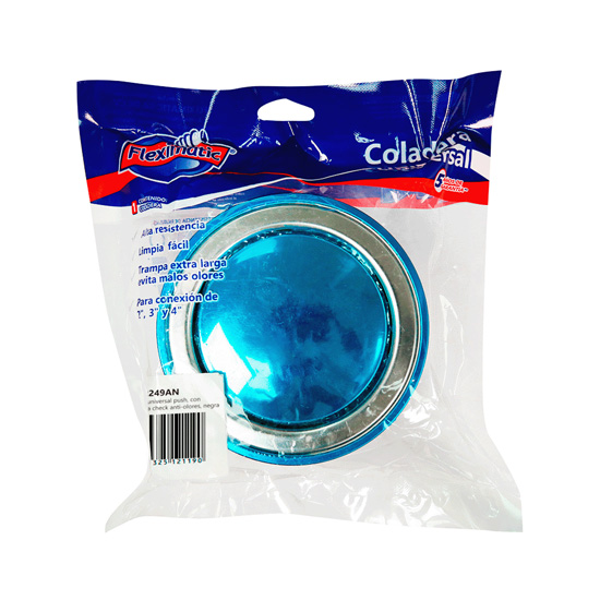 COLADERA UNIVERSAL PUSH CON CHECK ANTI-OLORES