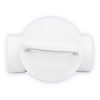 VÁLVULA COPLE ANTI-RETORNO, FABRICADA DE ABS. PARA TUBERÍA SANITARIA DE 6"