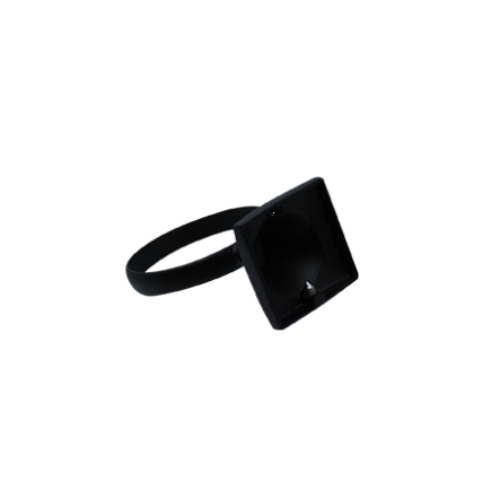 Juego de accesorios para baño 6 piezas negro mate