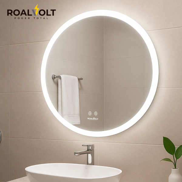 Espejo led redondo 60cm
