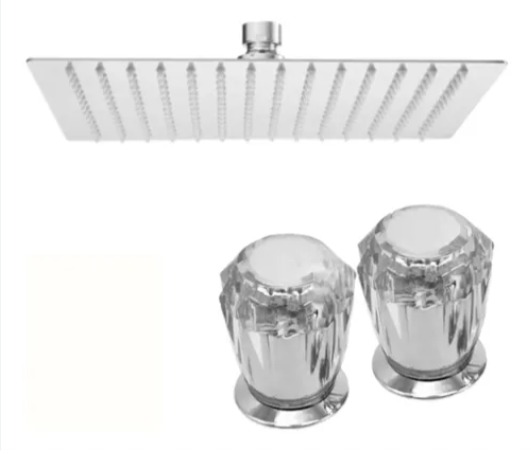 KIT DSD Kit – Regadera Cuadrada 12" Cromada
