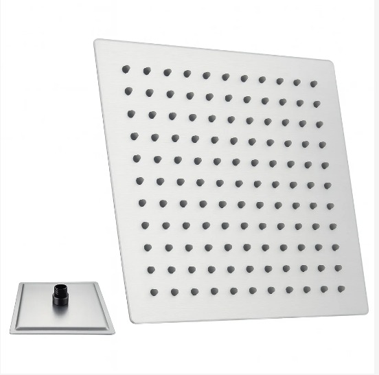 KITS RE Kit – Regadera Cuadrada 12" Cromada