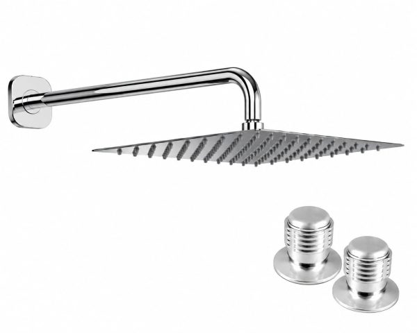 Kit De Regadera Con Acabado Cromado