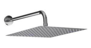 Kit – Regadera Cuadrada 12" Cromada